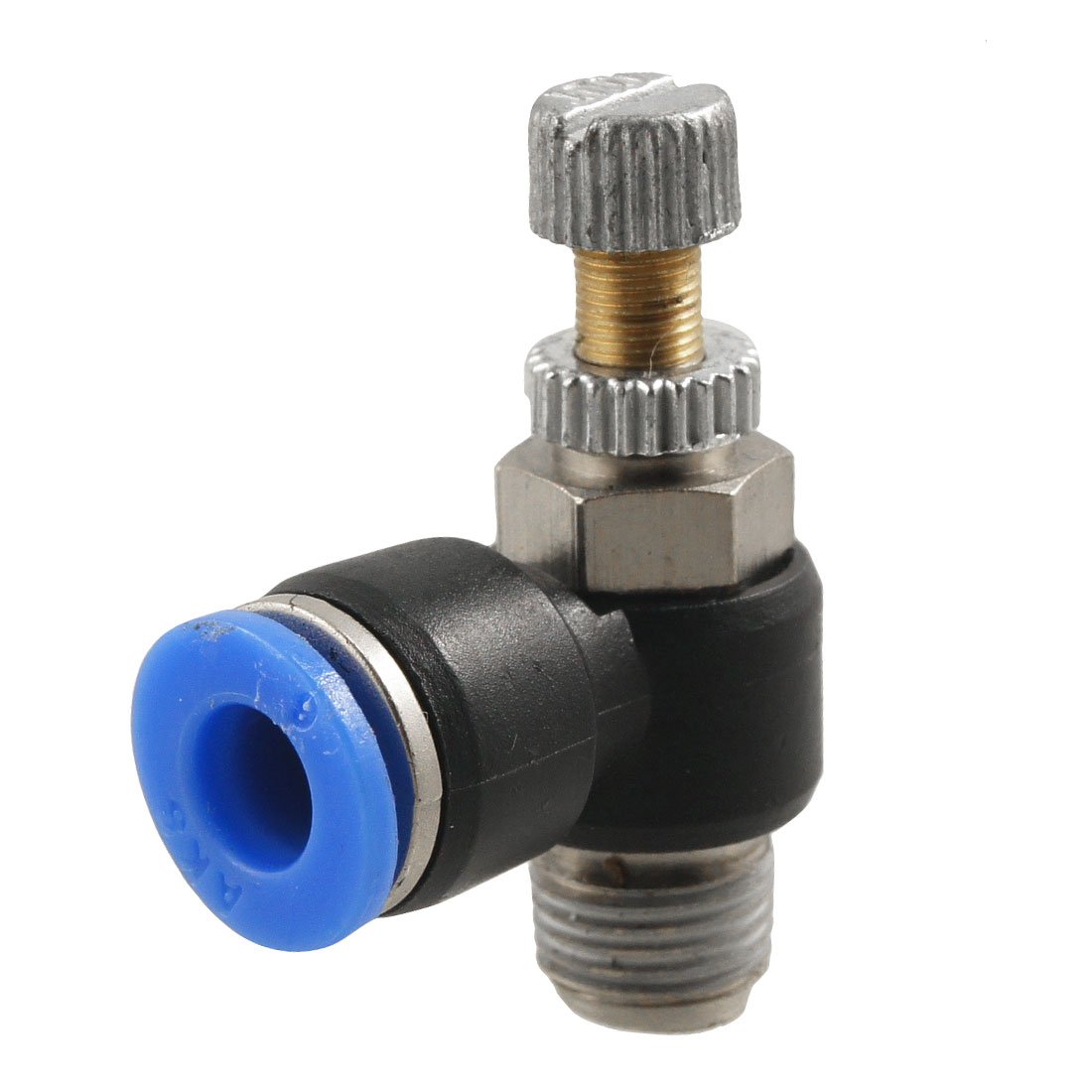 Sourcingmap Pneumatic 6mm to 1/8" PT Male Thread Touch Tube Speed Control Valve