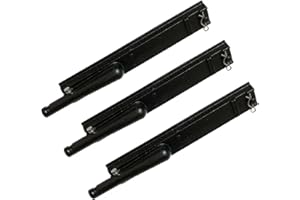 Dongftai CB490A (3-Pack) 13 3/4” Cast Iron Burner Replacement for Charbroil 463240804, 463240904, 463241704, 463241804, 463247004, 463251505, 463251605, 463252005, 463252105, 461252605, 463230203