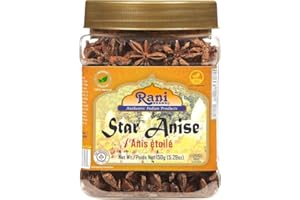 Rani Star Anise Seeds, Whole Pods (Badian Khatai) Spice 5.29oz (150g) PET Jar ~ All Natural | Gluten Friendly | NON-GMO | Kos