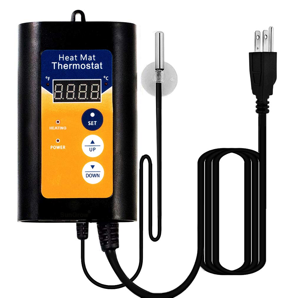 1000 W Reptile Heat Controller Digital Thermostat Terrarium Lighting