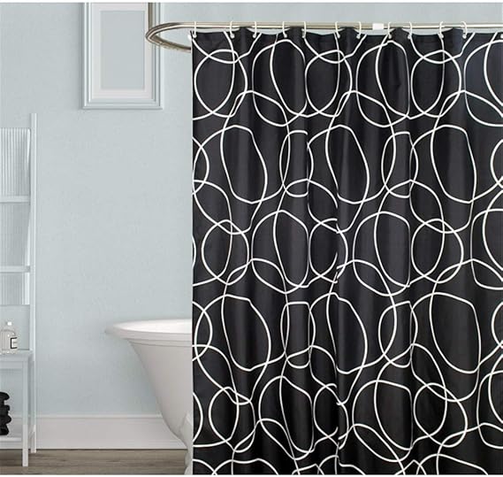 Cortinas de baño para el hogar cortinas de baño con tratamiento de