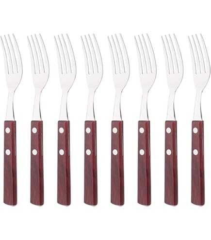 Amazon.com: Tramontina Wood Handle Table Forks, 7.5 inches (19 cm