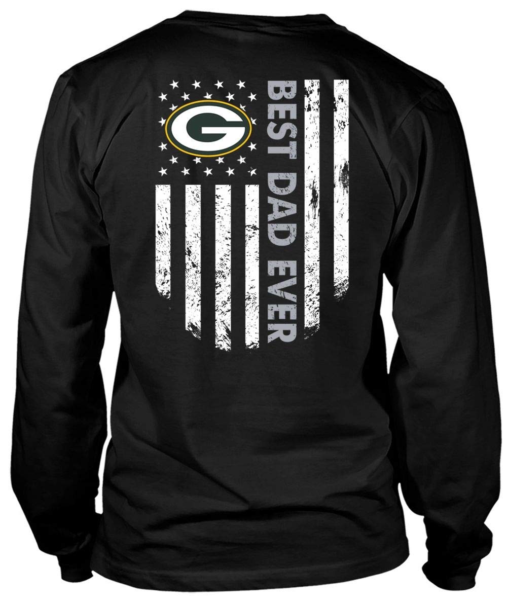 Green Bay Football Best Dad Ever T Shirt, Father’s Day 2019 T Shirt, Papa T Shirt - Tees