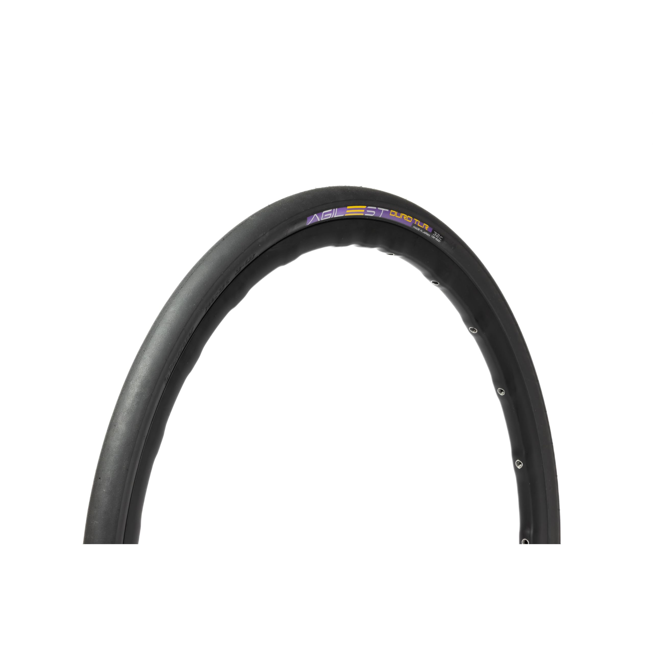 Panaracer Agilest Duro Tlr - Tubeless Ready - Increased Puncture Protection - High Grip, Low Resistance, High Performance Road Tyre - 700 X 30C Black/Black