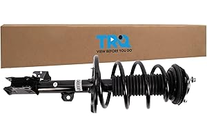 TRQ Front Left Complete Strut & Coil Spring Assembly Drivers Side Compatible with 2014-2019 Toyota Highlander
