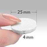 X-Protector Chair Pads 48 Pack Felt Furniture Floor Protectors 25mm view 5