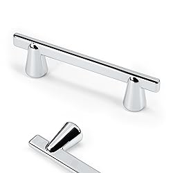 HESTIA HARDWARE 10 Pack Polished Nickel Cabinet