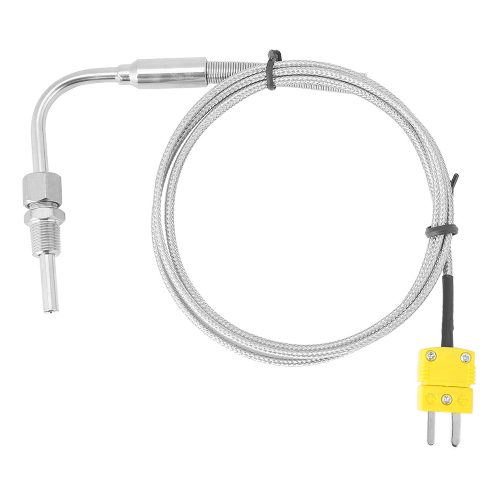Akozon Egt Thermocouple K Type For Exhaust Gas Temp Probe With Exposed Tip & Connector Egt Sensor