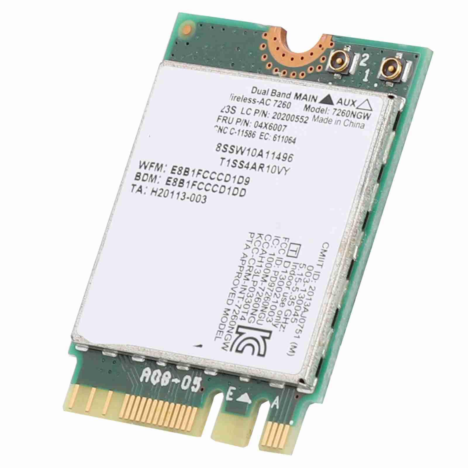 cigemay Dual Frequency wireless network card, suitable for LENOVO/for ThinkPad dedicated for 7260 AC wireless network card, the highest frequency is 867Mbps