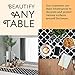 Anna Stay Table Runners - Trivet & Table Runner, Handles Heat Up to 300F, Anti Slip, Hand Washable, Convenient for Hot Dishes and Pots, Great as Dresser Decor & Table Decor, Elegant Table Runner