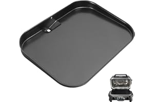 SAFBBCUE Griddle Plate for Ninja Woodfire Pro Connect XL Grill OG951 OG850 OG952 Grill Accessories, XSKGRIDLXL Flat Top Griddle Plate for Ninja Woodfire OG800 OG900 Series, Non-Stick Griddle Pan