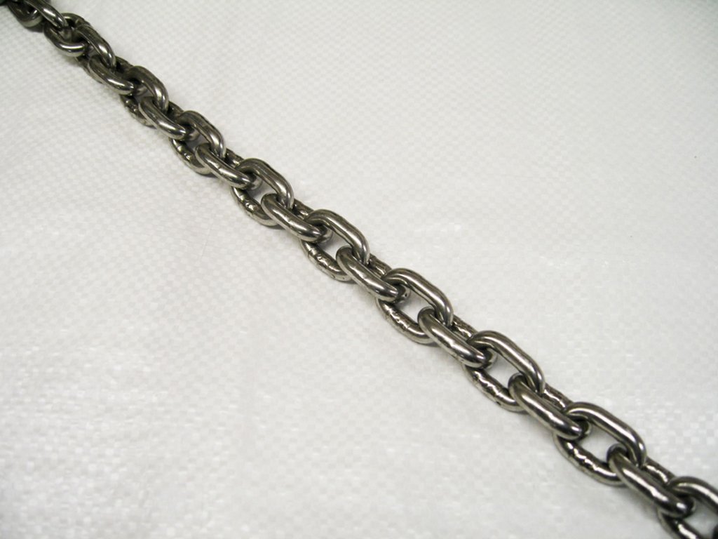 Stainless Steel Short Link Chain (1.5MM - 26MM Marine Anchor Grade 316 DIN766) (4MM)
