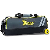 Track Select Slim Triple Tote Bowling Bag - Grey/Yellow