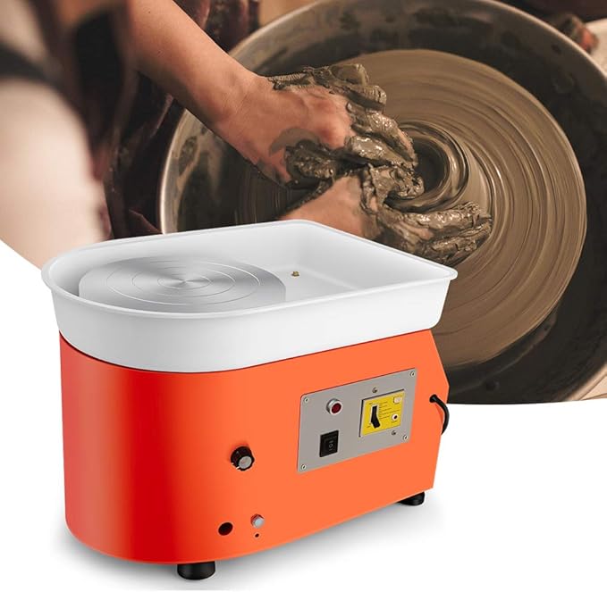 SKYTOU Pottery Wheel 25cm 350W Pottery Forming Machine