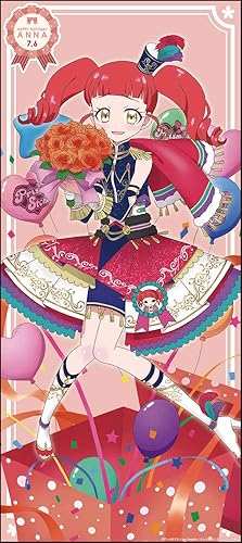 Amazon キラッとプリ チャン ハピプリ バースデー 19 赤城あんな マイクロファイバータオル アニメ 萌えグッズ 通販