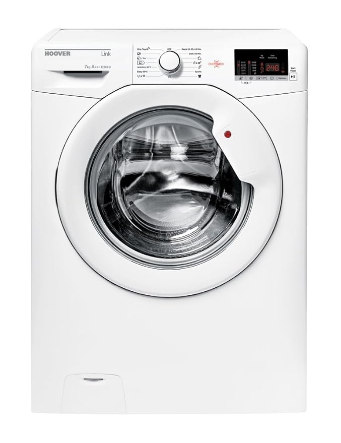 Hoover HL4 1272d3/2-S freistehend Lade Front 7 kg 1200 U/min A + + + Weiß Waschmaschine