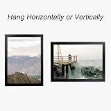 RUN HELIX Frame 40x60 cm Wooden Picture Frame with Plexiglass Black view 4