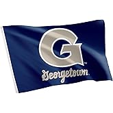 Desert Cactus Georgetown University GU Flag - 3 x 5 Feet Hoyas Banner, Indoor/Outdoor Durable Fabric, 100% Polyester Design (Style A)