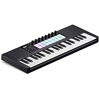 Novation Launchkey Mini 37 [MK4] — Portable 37 Mini-Key, USB, MIDI Keyboard Controller with DAW Integration. Chord Mode, Scal
