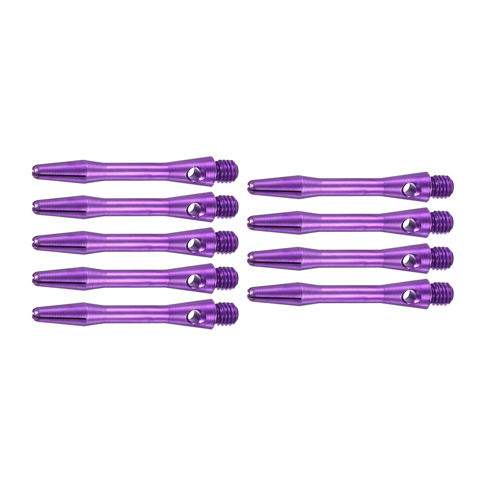 M METERXITY 9 Pack Darts Shafts - Aluminum Darts Stems Medium 2BA Thread, Apply to Darts Games/Darts Sports/Entertainmence/Party (35mm, Purple)