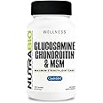 NutraBio Glucosamine Chondroitin & OptiMSM Supplement, Joint Support Formula - 120 Capsules (120 Count)