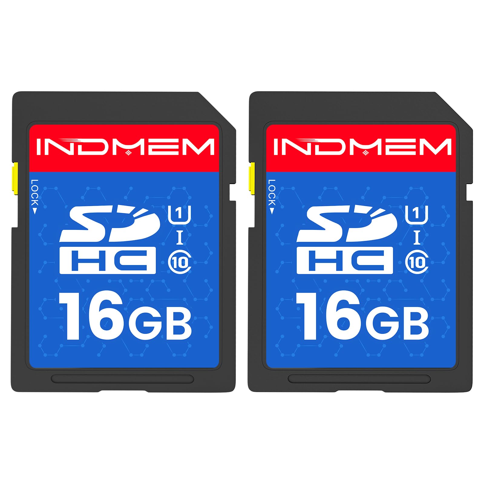 Photo 1 of 16GB SD Card, 2 Pack SDHC Flash Memory Cards UHS-I U1 Class 10 High-Speed Full HD Video Compatible with Digital Point-and-Shoot Cameras, HD Camcorders, DSLR and PC, 16GB(2pc)