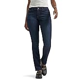Lee Womens Petite Ultra Lux Comfort with Flex Motion Straight Leg Jean