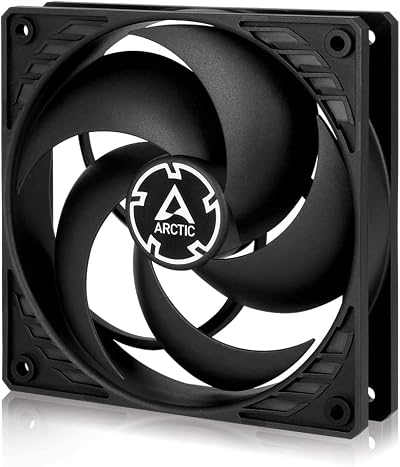 ARCTIC P12 120mm PC Fan 1800 rpm Static Pressure Quiet Black