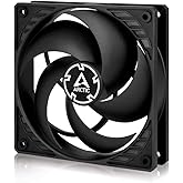 ARCTIC P12 - PC Fan, 120mm Fan, PC Case Fan, Pressure-optimised, Quiet Motor, Computer, Fan Speed: 1800 RPM - Black