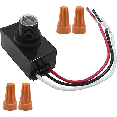 LifCratms 1 Pack Dusk to Dawn Sensor for Outdoor Lighting