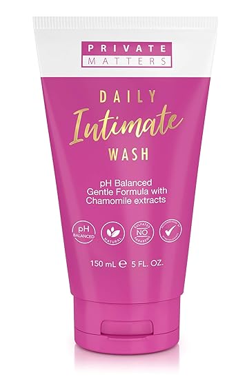 PRIVATEMATTERS Daily Intimate Hygiene Wash with Chamomile Extracts, Shea butter and Aloe Vera