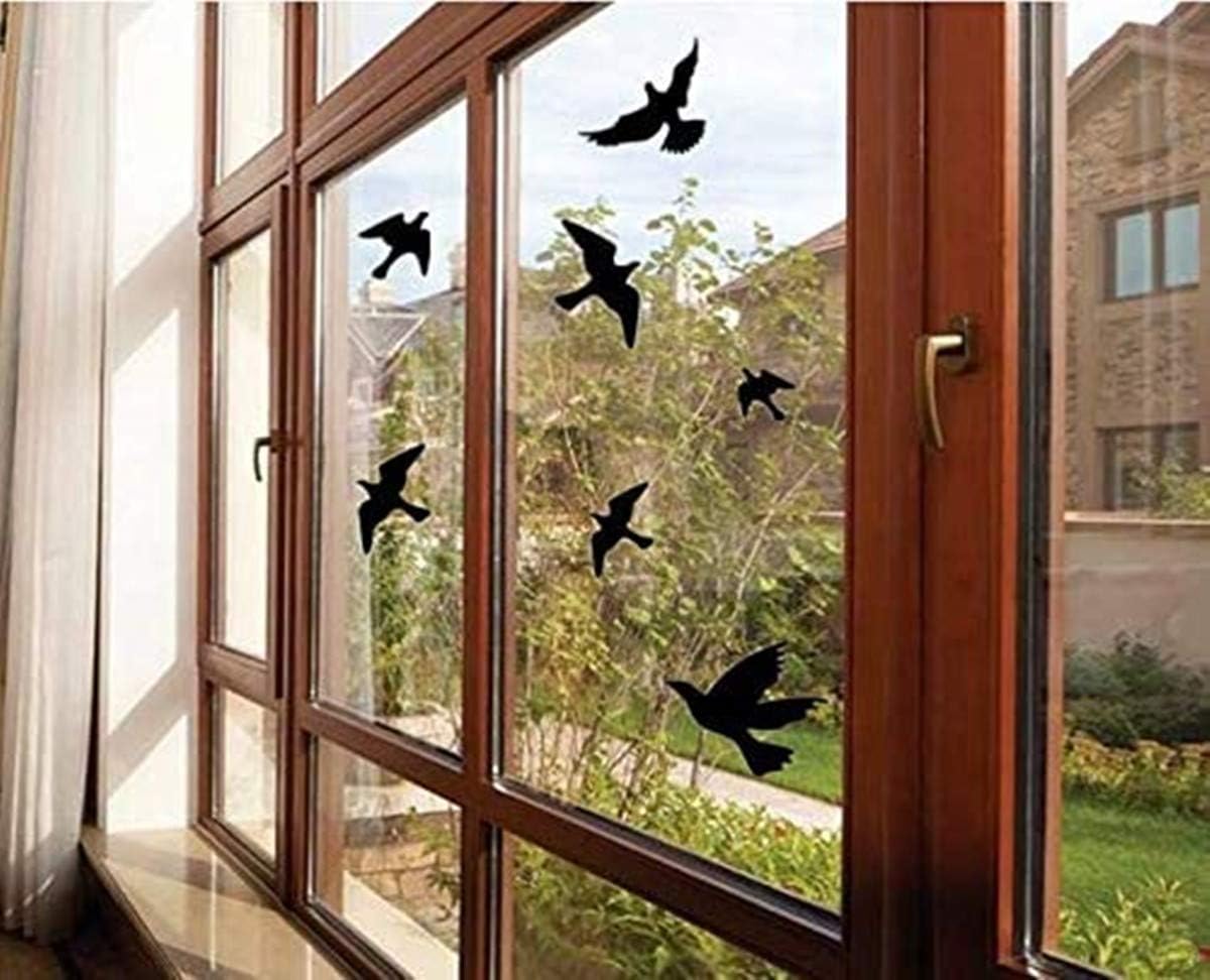 AntiCollision Window Alert Bird Stickers Silhouettes Glass Door Protection and Save Birds (12