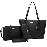 Women Fashion Handbags Wallet Tote Bag Shoulder Bag Top Handle Satchel Purse Set 4pcs