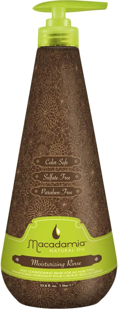 Macadamia Natural Oil Moisturizing Rinse, 33.8 Fluid Ounce Twin Pack