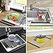 Roll up Dish Drying Rack Foldable Stainless Steel Multi-purpose Durable Kitchen Sink Drainer
