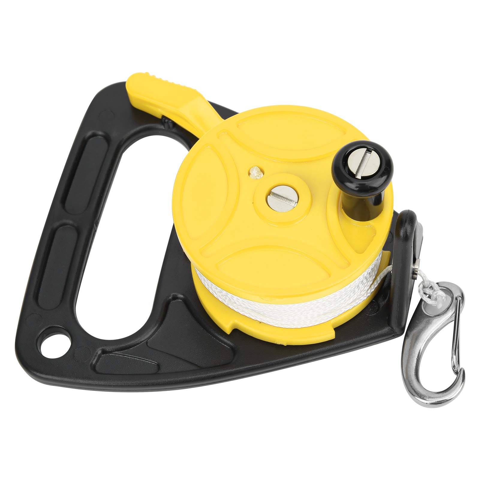 Alomejor scuba dive reel,lightweight safety line,snorkel reel,45m PP rope for divers,snorkelers,kayakers,open water,coastal exploration