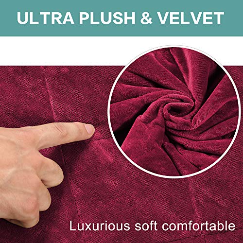 Turquoize Recliner Cover Velvet Recliner Chair Cover, Pet Cover for