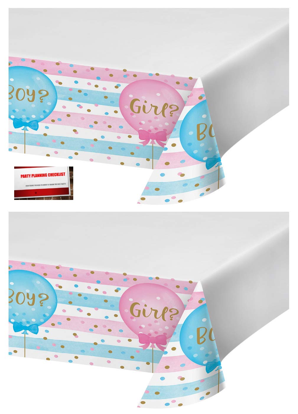 Best table cloth gender reveal