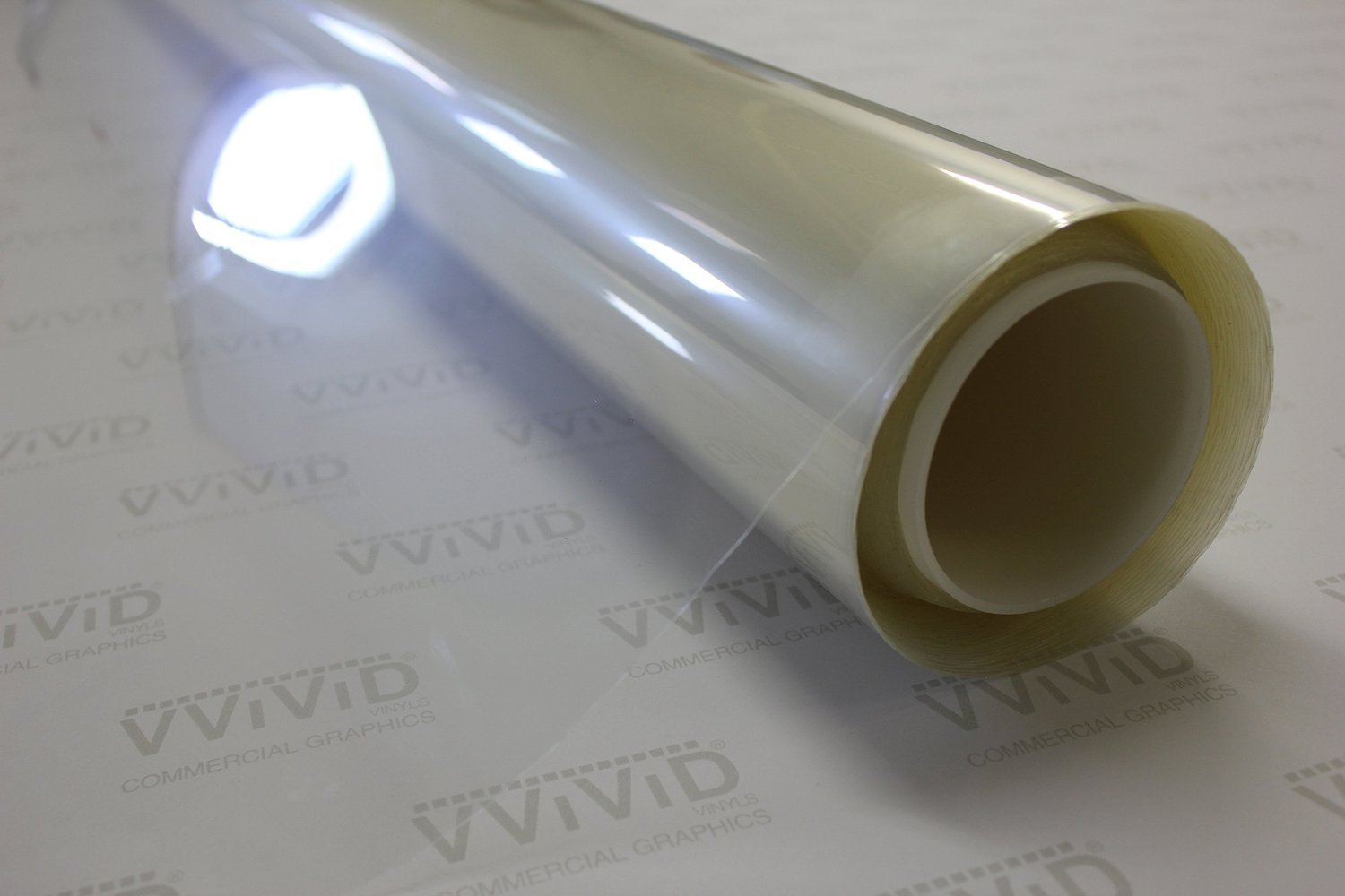 Condition photo showing New/Like New for vvivid clear protective 8mil shatterproof security window vinyl film roll (60 inch x 100ft)