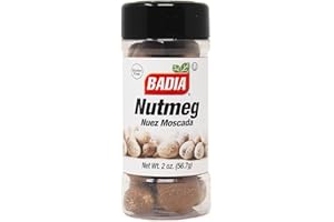 Badia Whole Nutmeg, 2 oz – Ideal for Baking, Cooking Sweet & Savory Dishes – Aromatic & Flavorful Spice