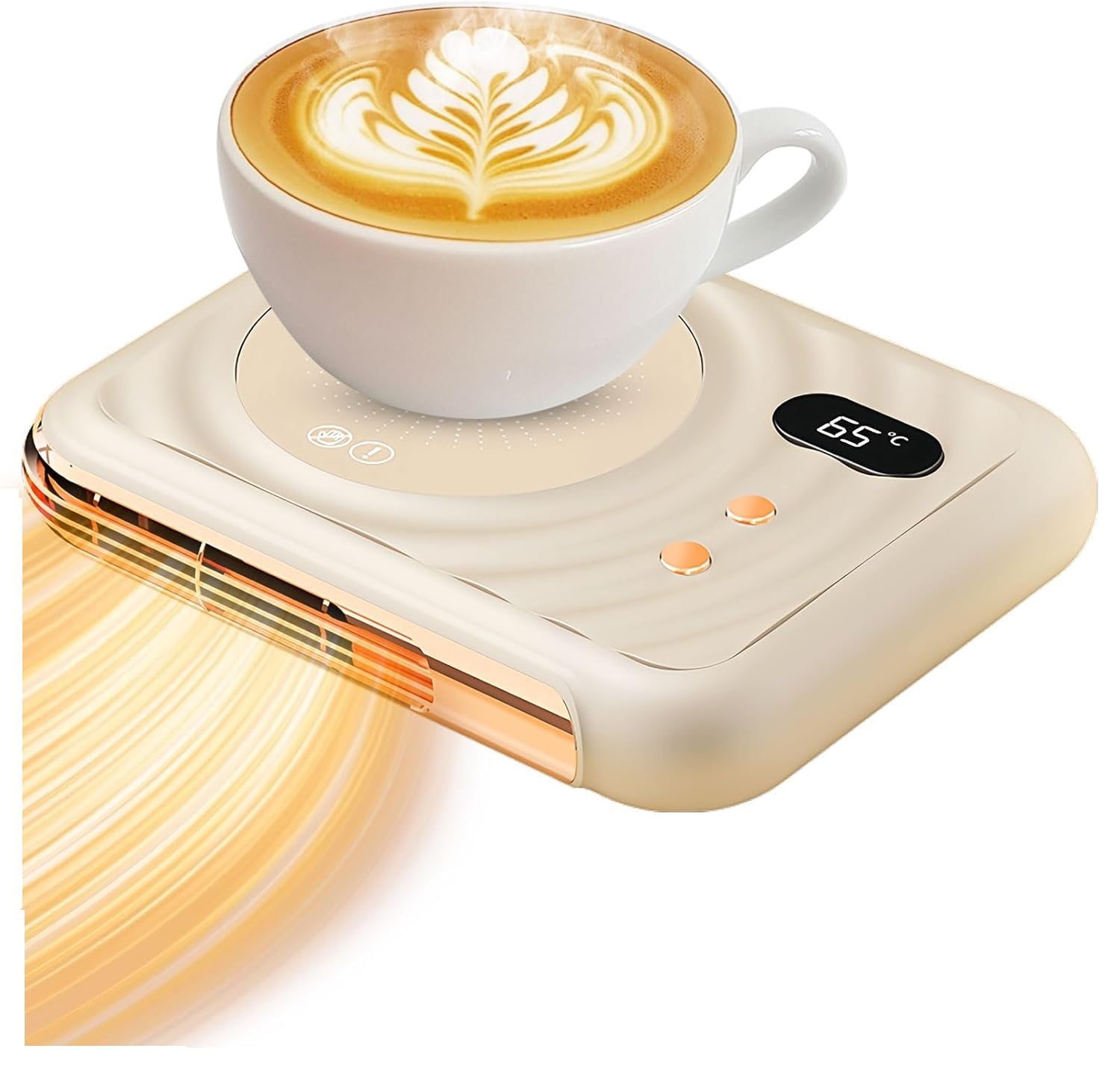 Photo 1 of 2025 Pro Mug Warmer with Warm Air Function, 3-Temp Settings, Coffee Mug Warmer for Desk Coffee Cup Warmer for Tea Milk Candle Cool Office Gadgets Accessories for Men Women Gifts for Coffee Lovers