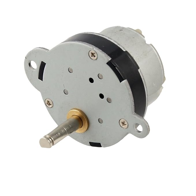 32mm Dia Gear Box Motor 40GB 3 RPM 45MA 6V DC Silver Tone