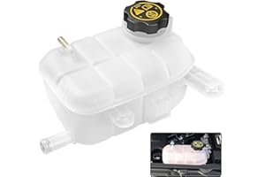 DTOMI Engine Coolant Reservoir Tank With Cap, Radiator Overflow Tank Compatible With Buick Chevy Vehicle Encore Trax 2013-2021 1.4L 1.8L Replaces# 603-955, 95269001, 95201979, 95380033
