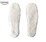 Okayda Genuine Sheepskin Shoe Insoles Thick Fluffy