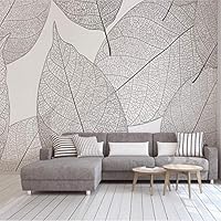 Avoir Images Tianxinbz Custom Wallpaper 3d Mural Modern Minimalist Leaves Vein le plus cool par