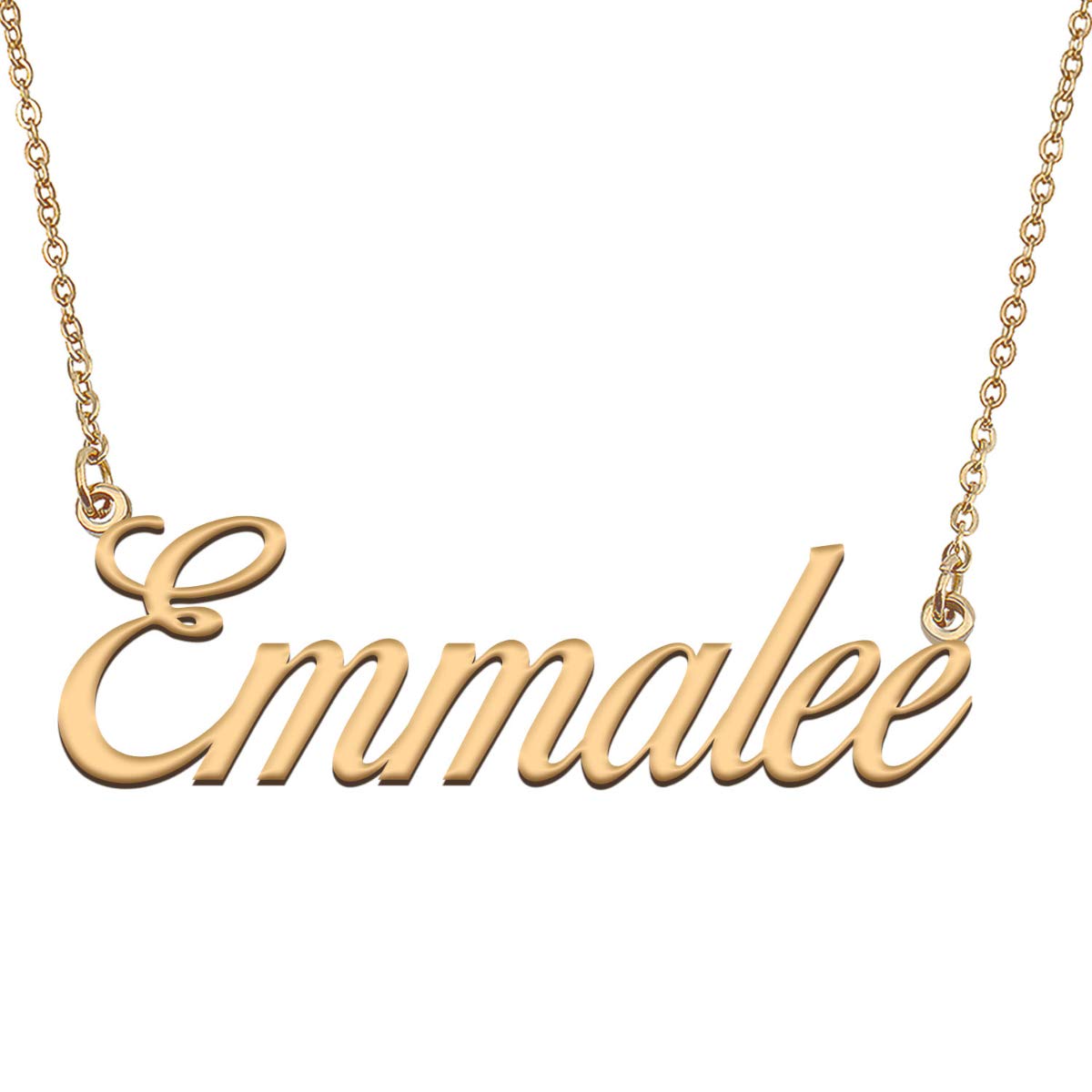 HUAN XUN Customized Custom Simple Any Name Necklace
