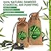Lovcoyo Bamboo Charcoal Air Purifying Bags (8 Pack), Bamboo Odor Eliminator Bags (4×200g, 4×75g), Natural Air Fresheners & Odor Eliminators for Home, Closet, Pets, Car, Shoes