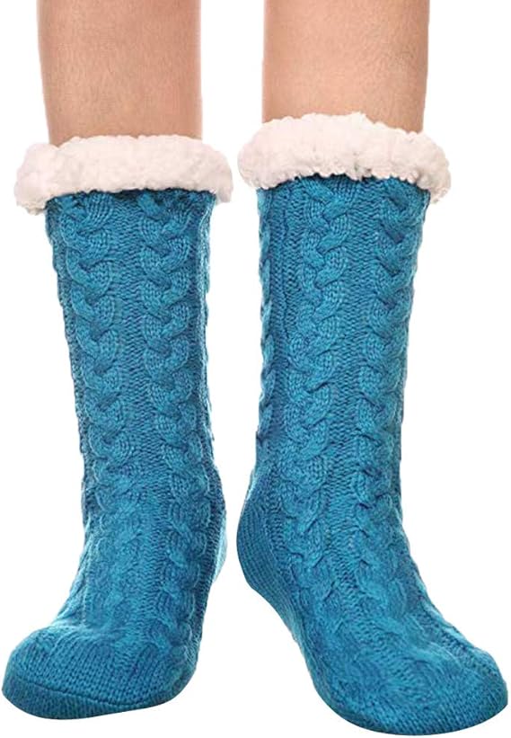 cinnamou Damen Winter Socken Super Soft Warm Gemütliches Fuzzy Fleece