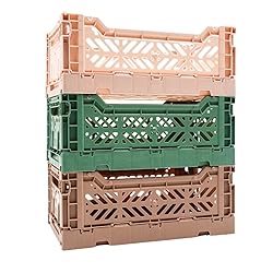 Collapsible Storage Box, Foldable Crate Organizer