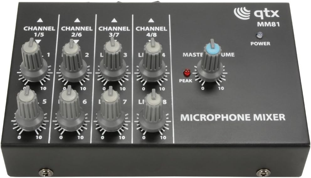 Mini Microphone Mixers 8 Channel Amazon.co.uk Musical Instruments